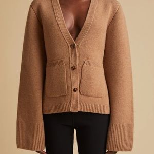 Khaite Scarlet Cardigan Excellent Condition Size XS Camel